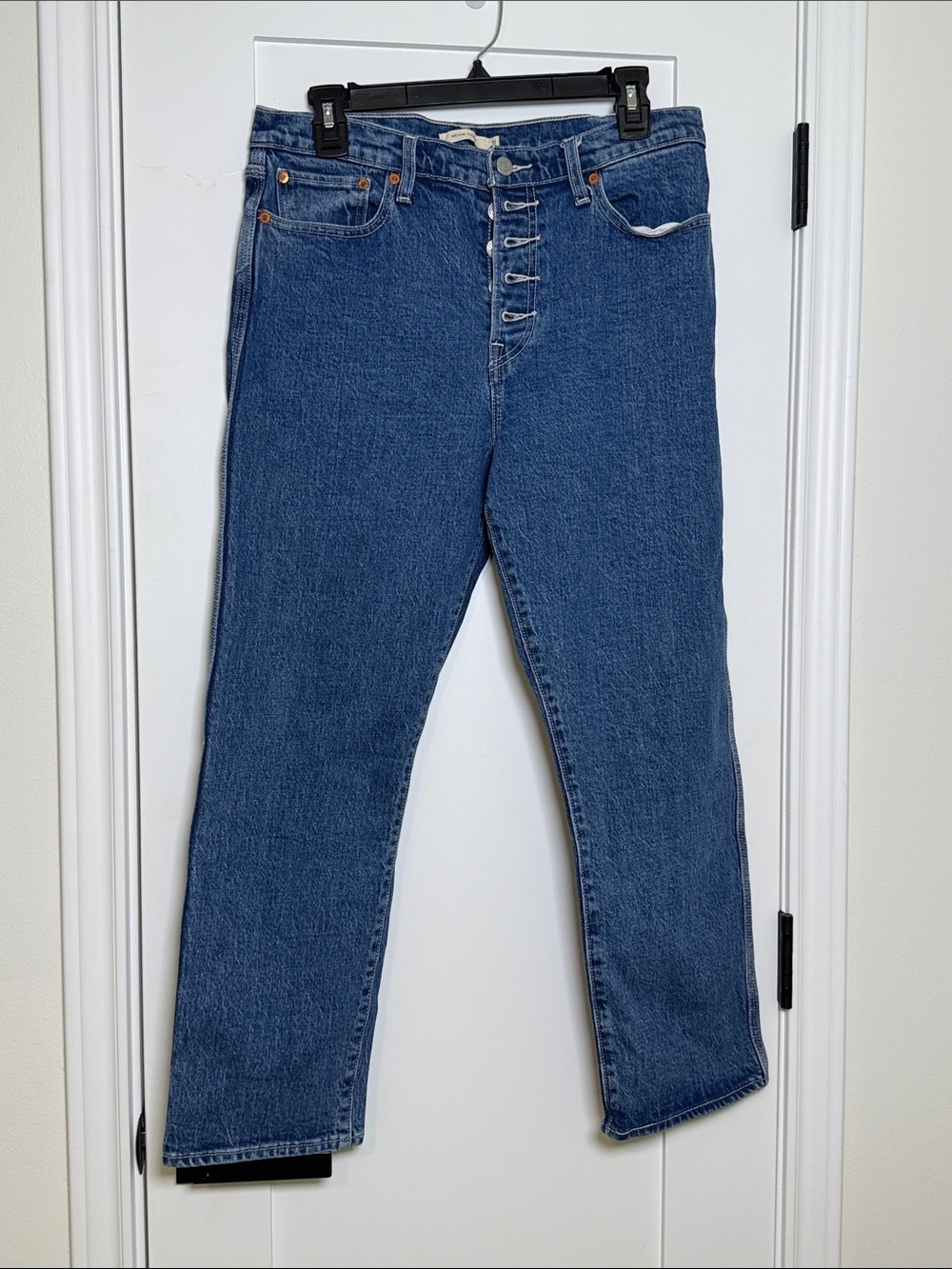 Levi's Women's Straight-Leg Blue Denim Jeans